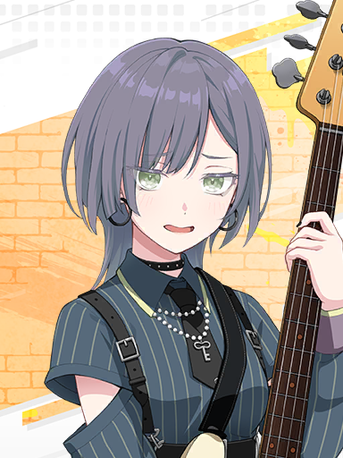 Timid Little Bassist — illustration de la carte de Yomogi Yakura
