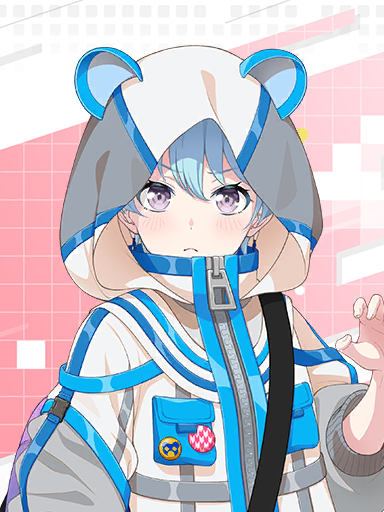 クマフードの優等生 — 峰月 律 カードイラスト